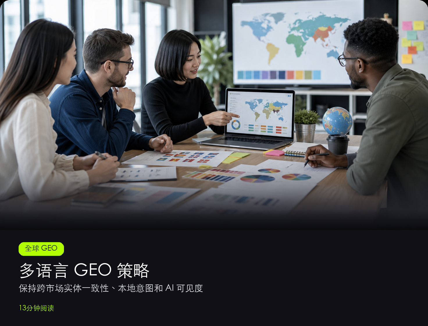全球品牌的多语言 GEO 策略:如何保持跨市场实体一致性