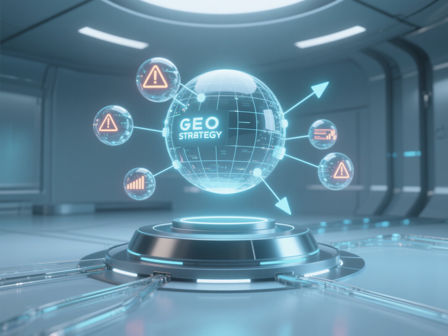 GEO 投入产出比的计算如何考虑不同 GEO 策略的风险？